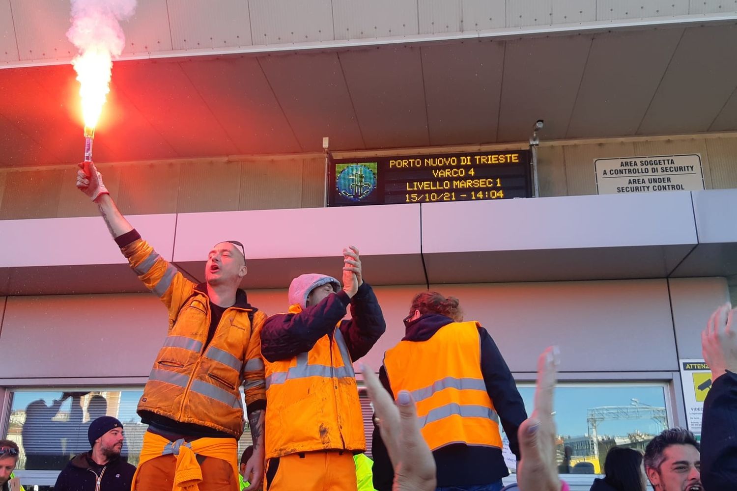 Proteste portuali