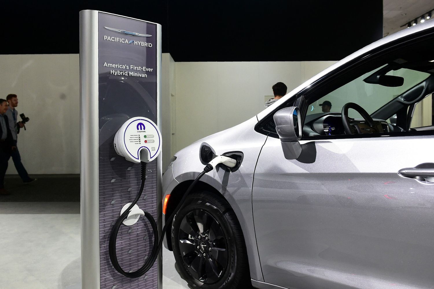 La ricarica di un'auto elettrica&nbsp;