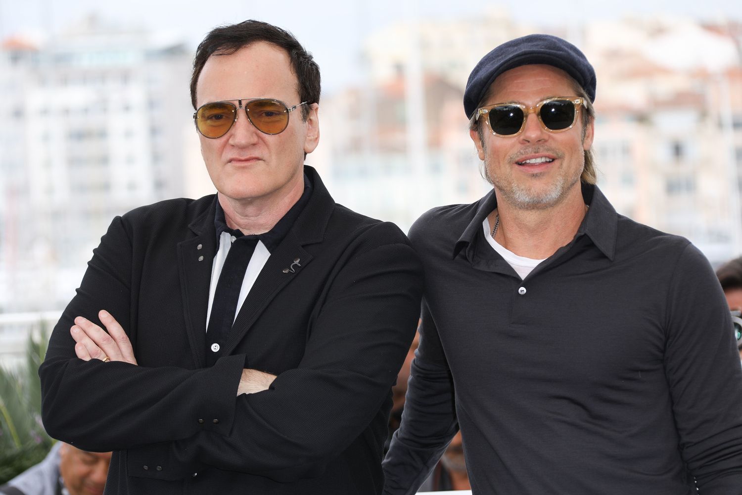 Quentin Tarantino e Brad Pitt