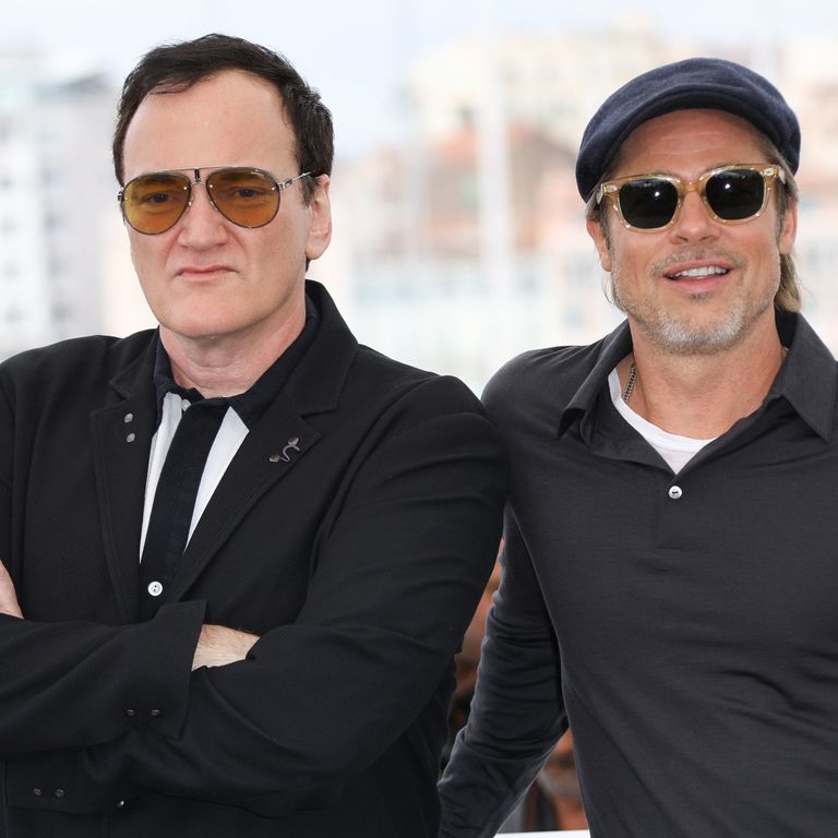 Quentin Tarantino e Brad Pitt