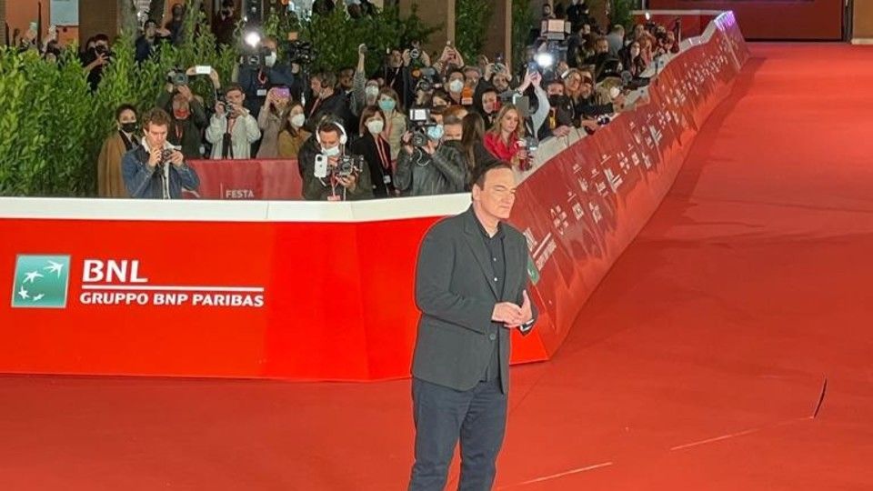 Quentin Tarantino al Festival del cinema di Roma