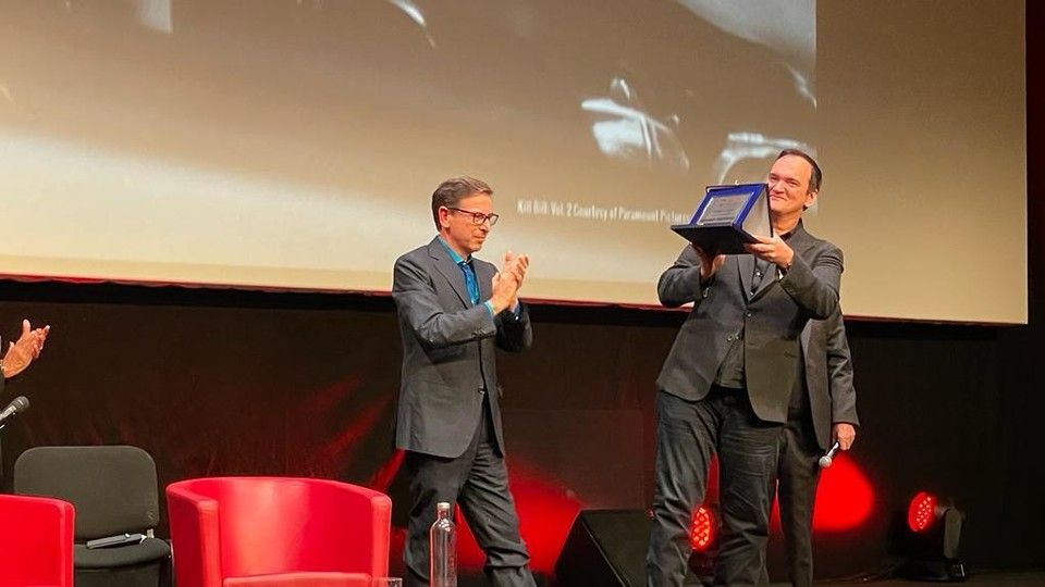 Quentin Tarantino al Festival del cinema di Roma