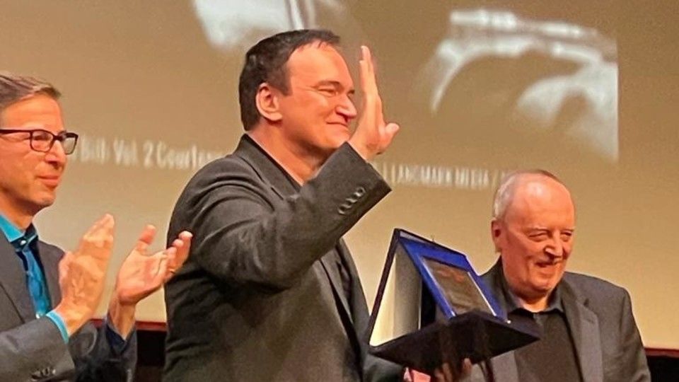 Quentin Tarantino al Festival del cinema di Roma