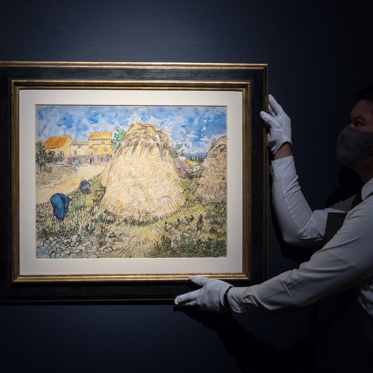 'Meules de bl&eacute;', Vincent van Gogh, 1888