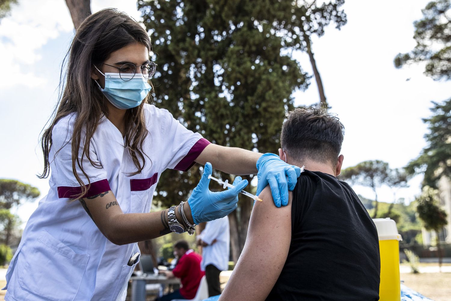 La campagna vaccinale allo stadio Olimpico