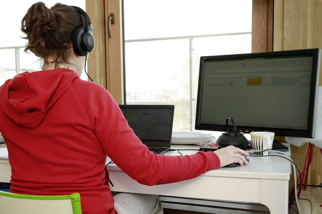 Impiegata in smart working&nbsp;