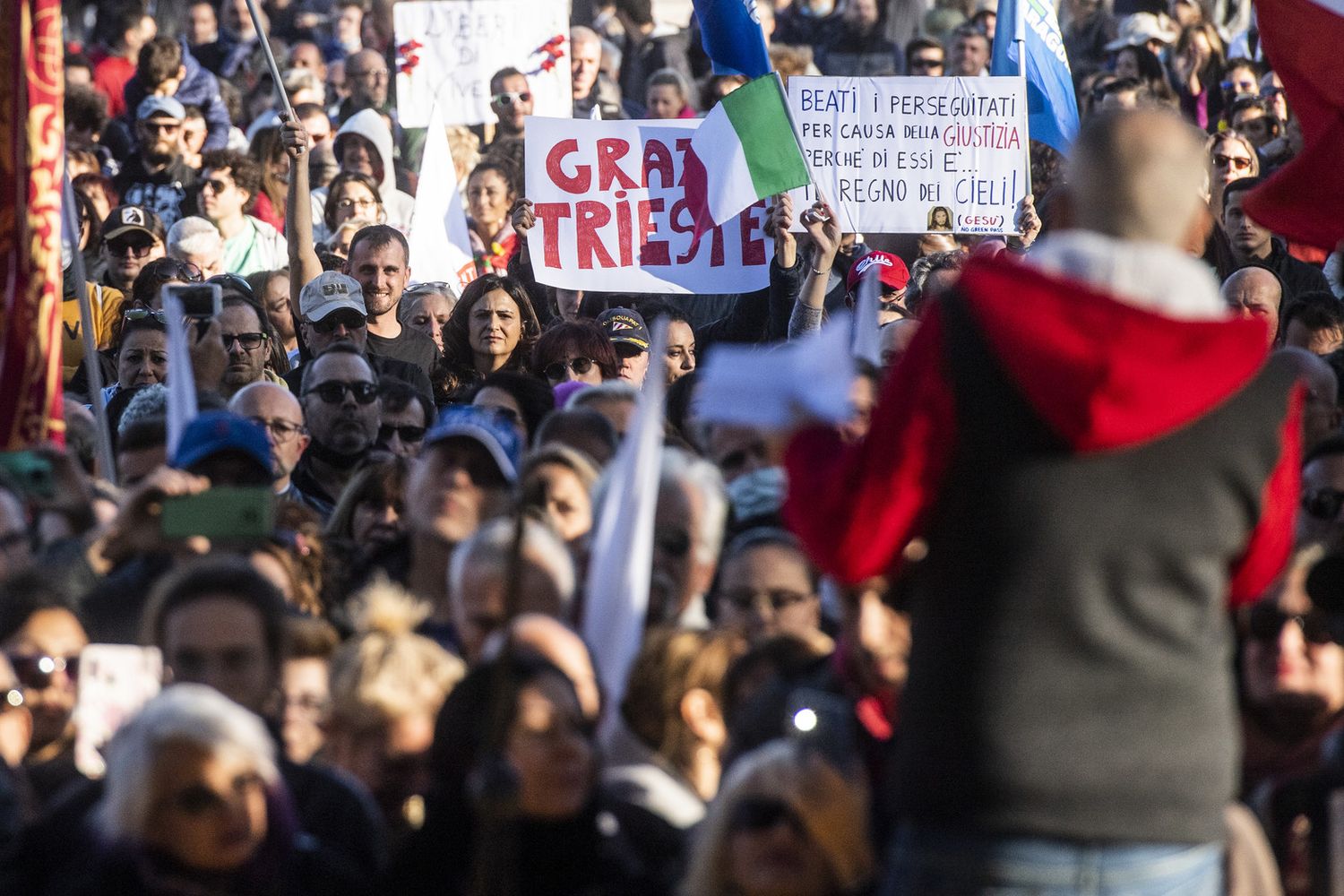 Corteo a Trieste