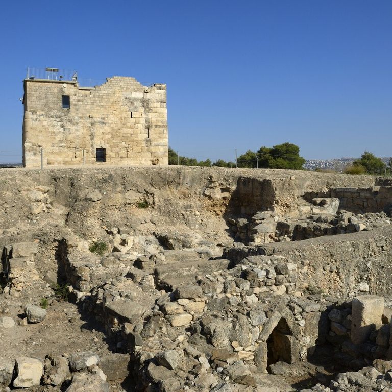 Tzippori, Parco Nazionale, fortezza dei crociati di La Sephorie, XII secolo