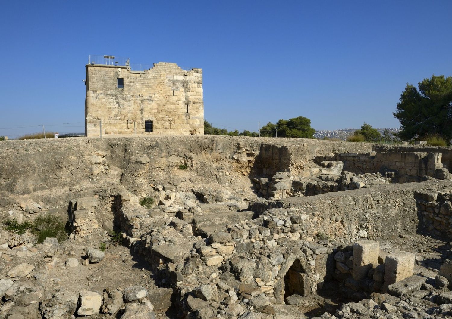 Tzippori, Parco Nazionale, fortezza dei crociati di La Sephorie, XII secolo