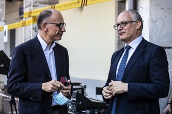 Enrico Letta e Roberto Gualtieri