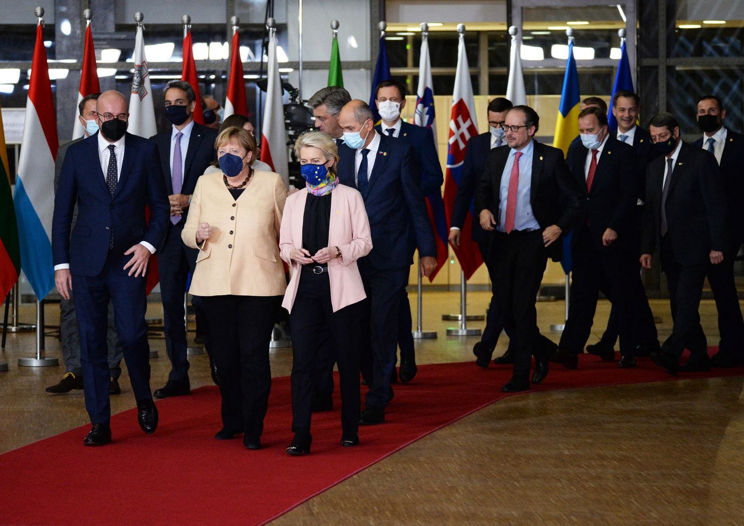 I leader dei 27 Paesi Ue riuniti per il Consiglio europeo a Bruxelles&nbsp;