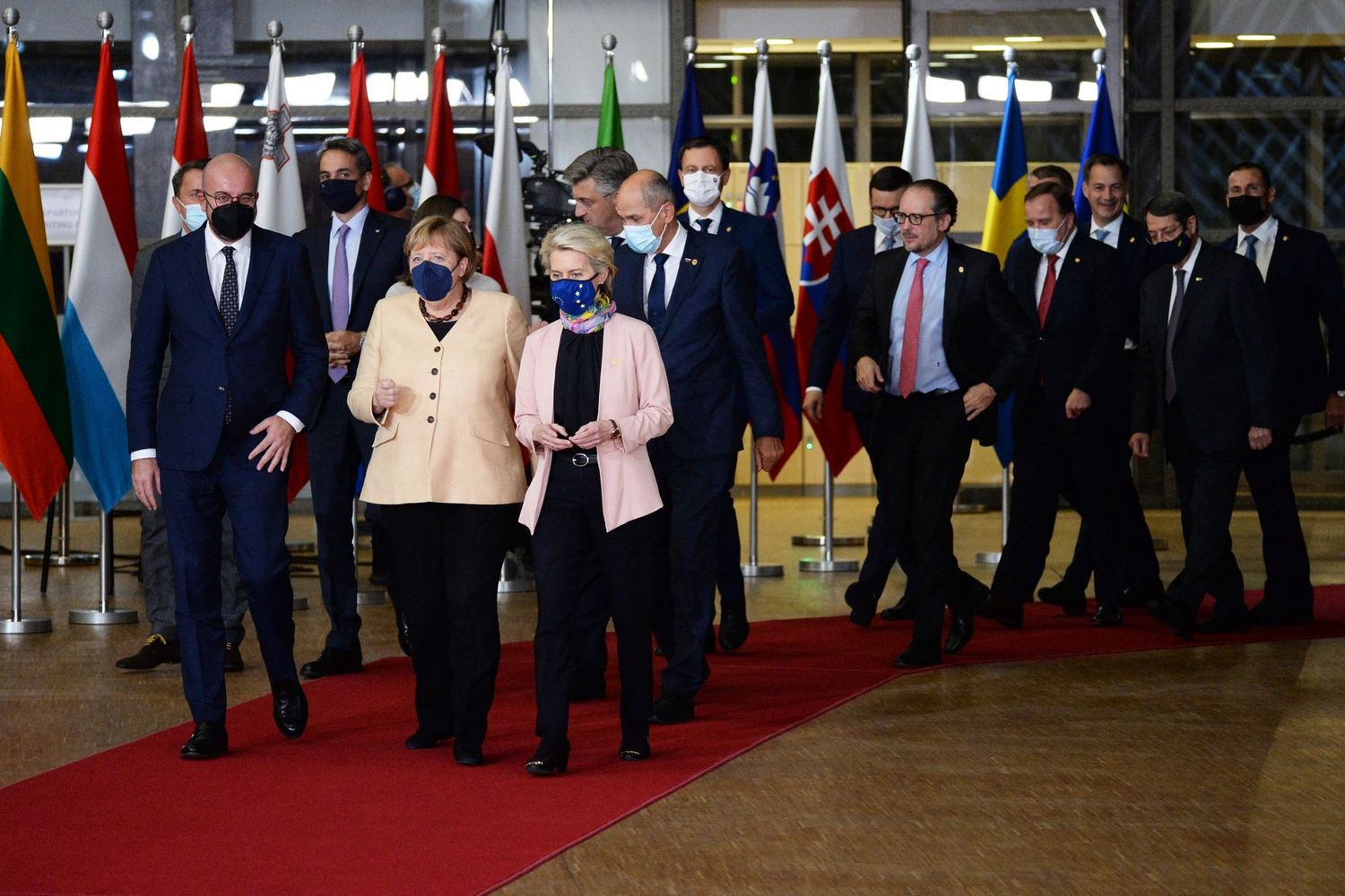 I leader dei 27 Paesi Ue riuniti per il Consiglio europeo a Bruxelles&nbsp;