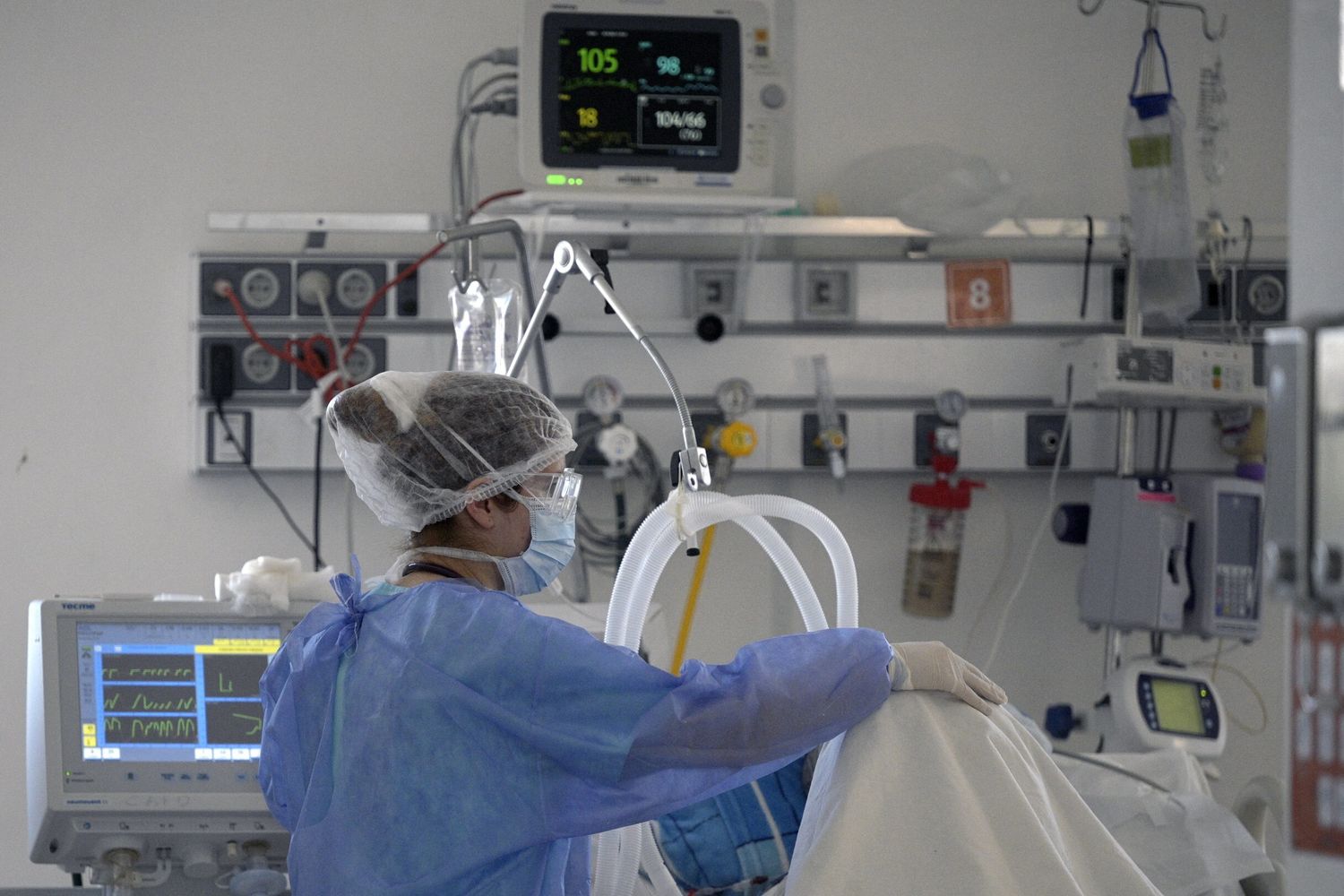 una terapia intensiva in un ospedale italiano