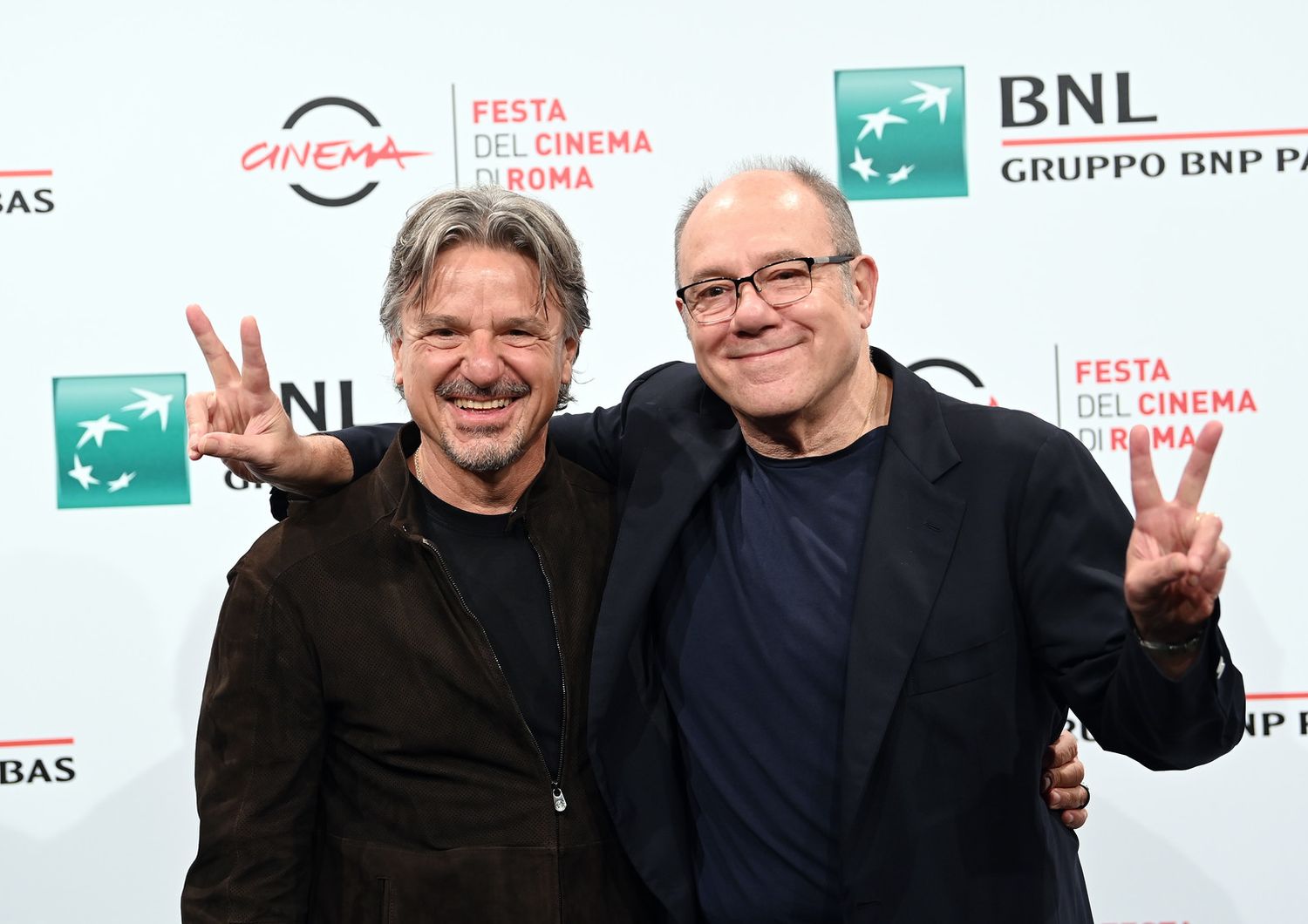 I registi Carlo Verdone, Arnaldo Catinari alla Feste del Cinema di Roma