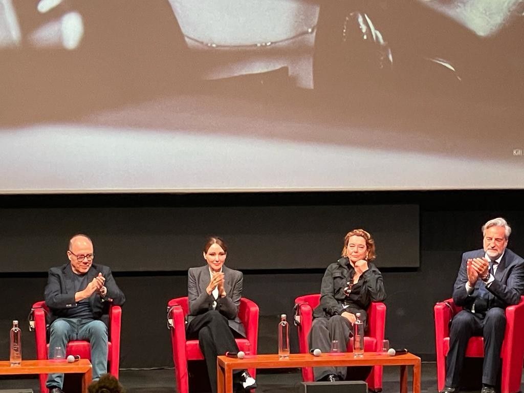 La conferenza stampa di presentazione della serie 'Vita da Carlo'&nbsp;