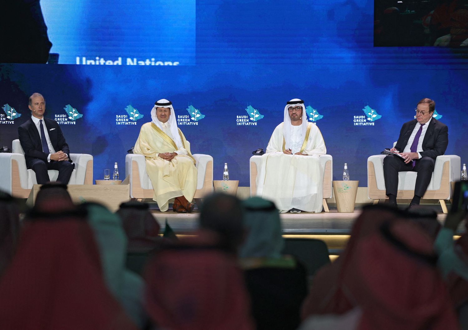 &nbsp;Al Saudi Green Initiative intervengono Mohammed bin Salman e il suo ministro dell'Energia