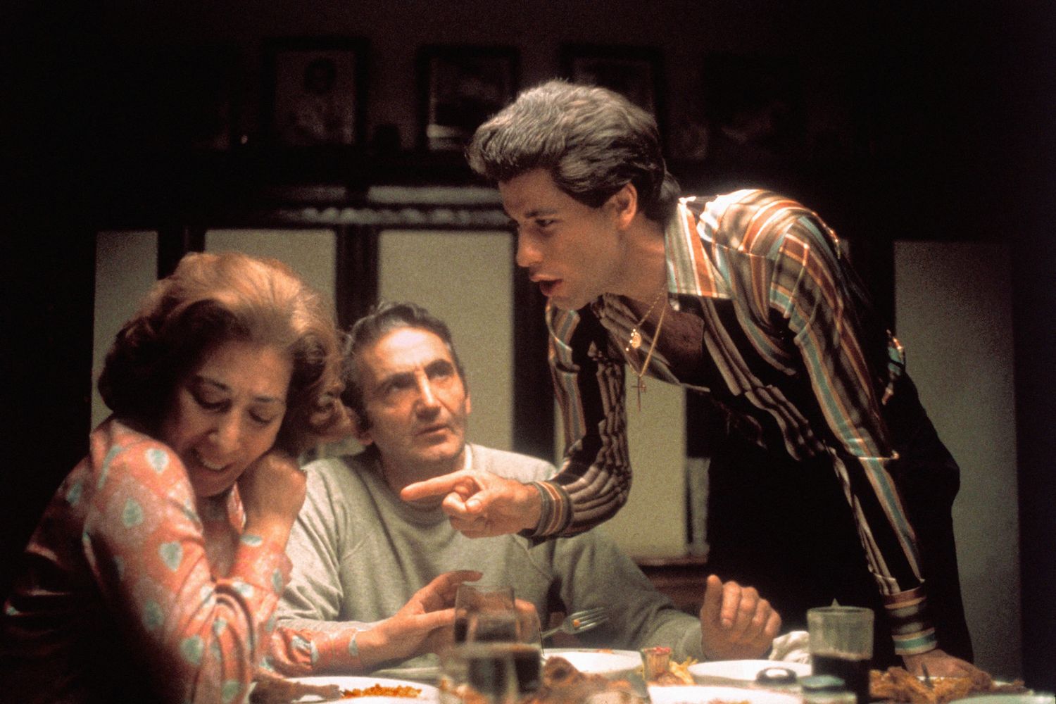 Val Bisoglio e John Travolta ne 'La febbre del sabato sera'