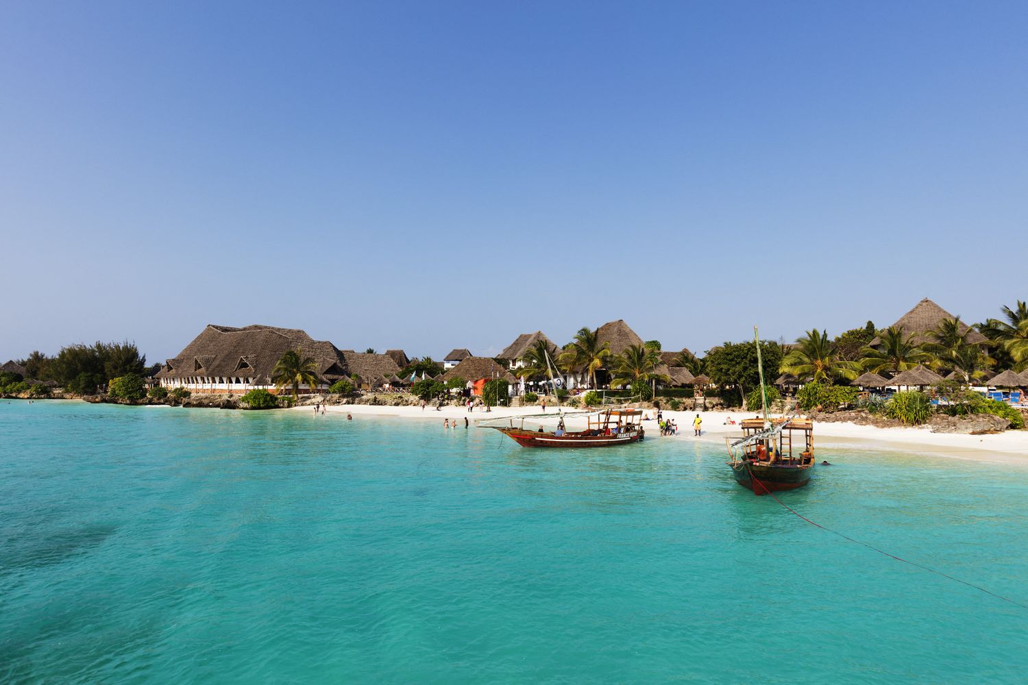 Una spiaggia di Zanzibar