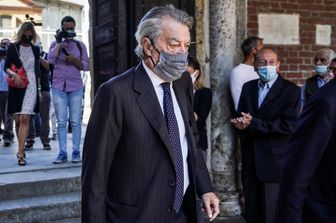 L'ex presidente dell'Inter, Massimo Moratti