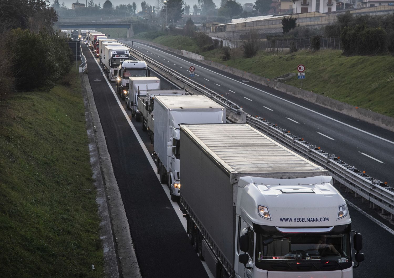 Camion in autostrada