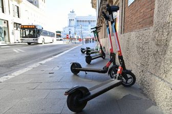 Monopattini nel centro storico di Roma&nbsp;