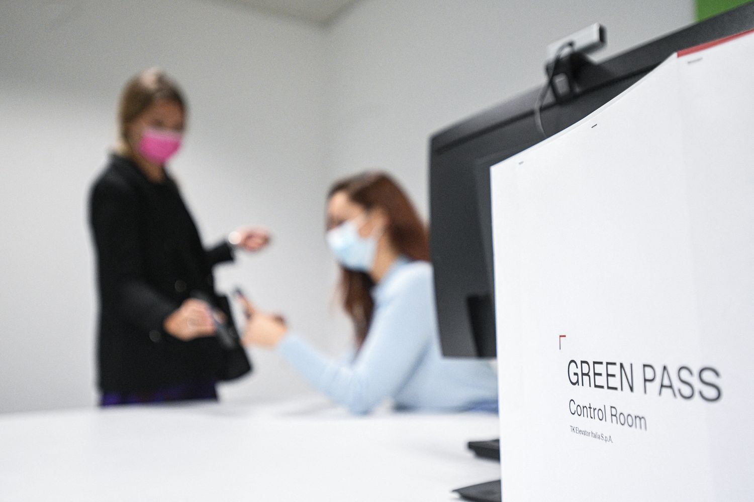 Controllo del Green pass in un'azienda&nbsp;