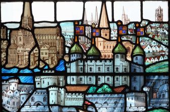 Vetrata, All Hallows by the Tower, Londra&nbsp;