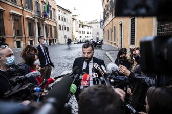 Il senatore Alessandro Zan dopo l'affossamento della legge contro l'omofobia che porta il suo nome