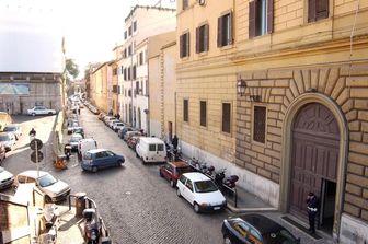 L'ingresso del carcere romano di Regina Coeli&nbsp;