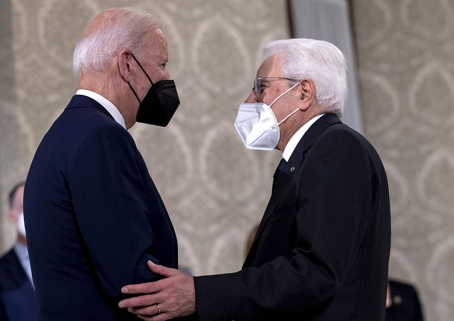 Joe Biden e Sergio Mattarella