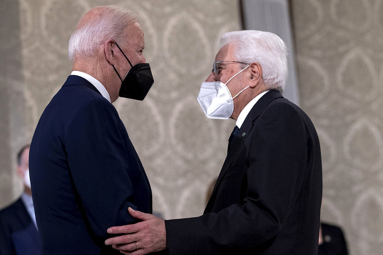 Joe Biden e Sergio Mattarella