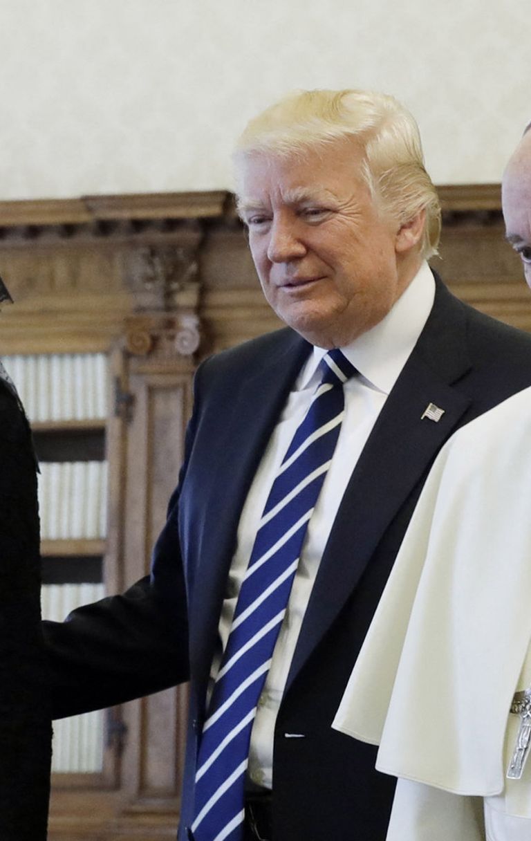 L'incontro tra Donald Trump e Papa Francesco