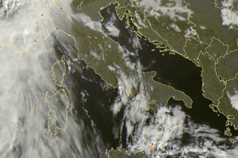 Tempesta in arrivo sull'Italia