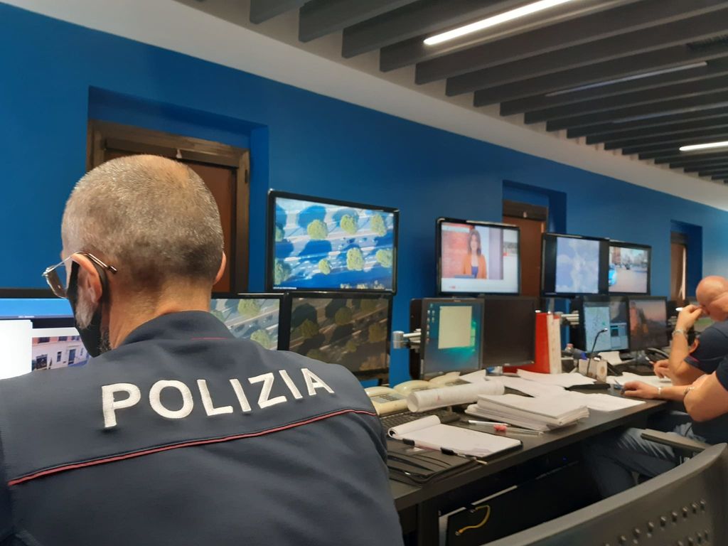 La sala operativa della task force per la sicurezza del G20&nbsp;