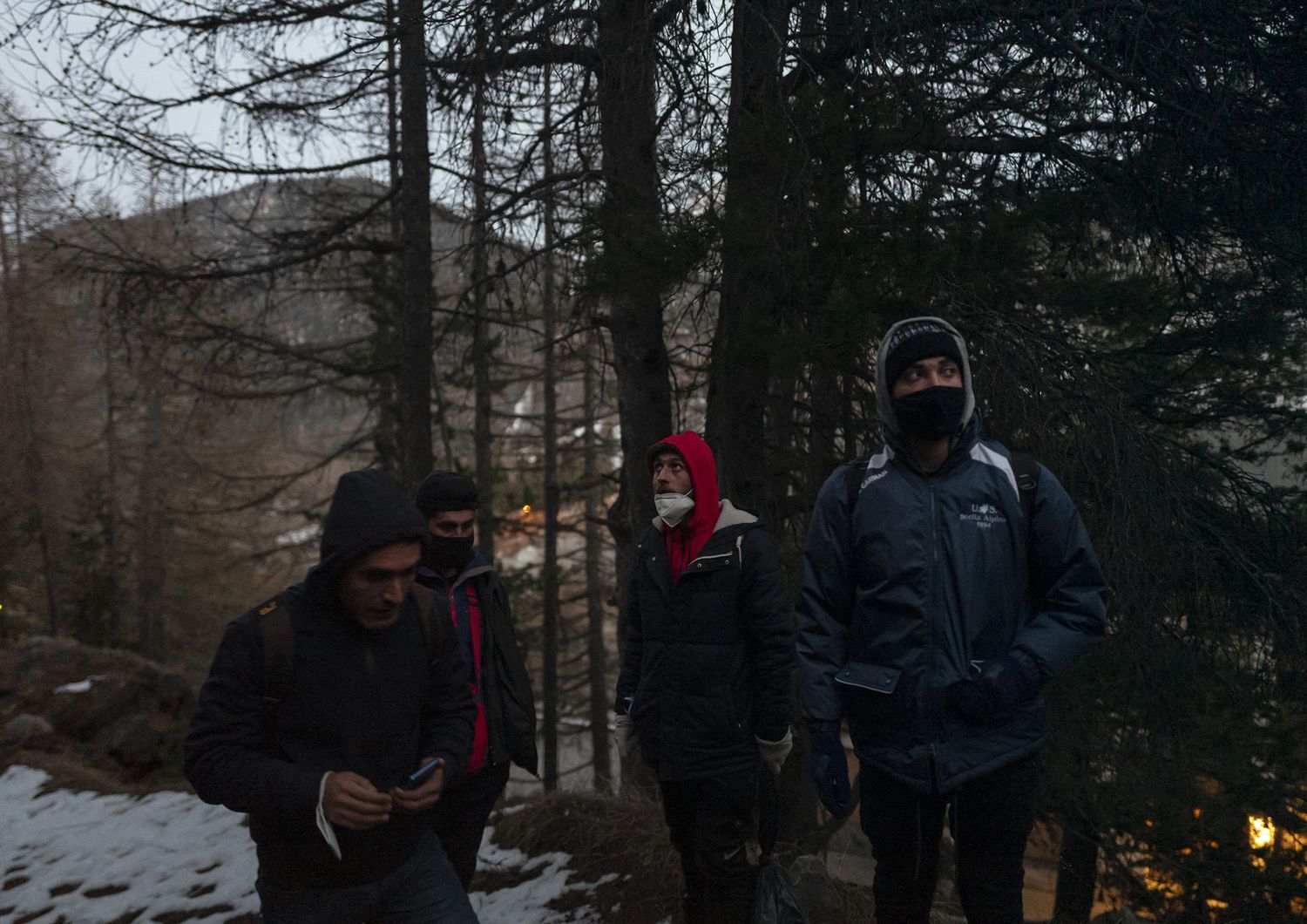 Migranti curdi in Val di Susa&nbsp;