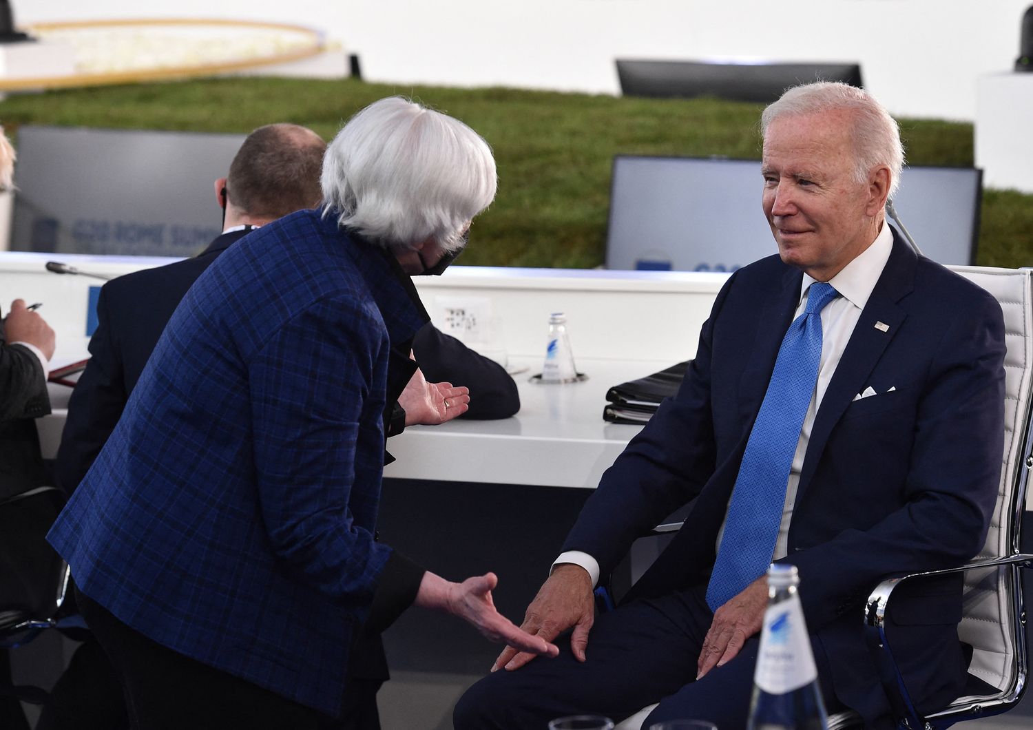 Yellen e Biden al G20 di Roma