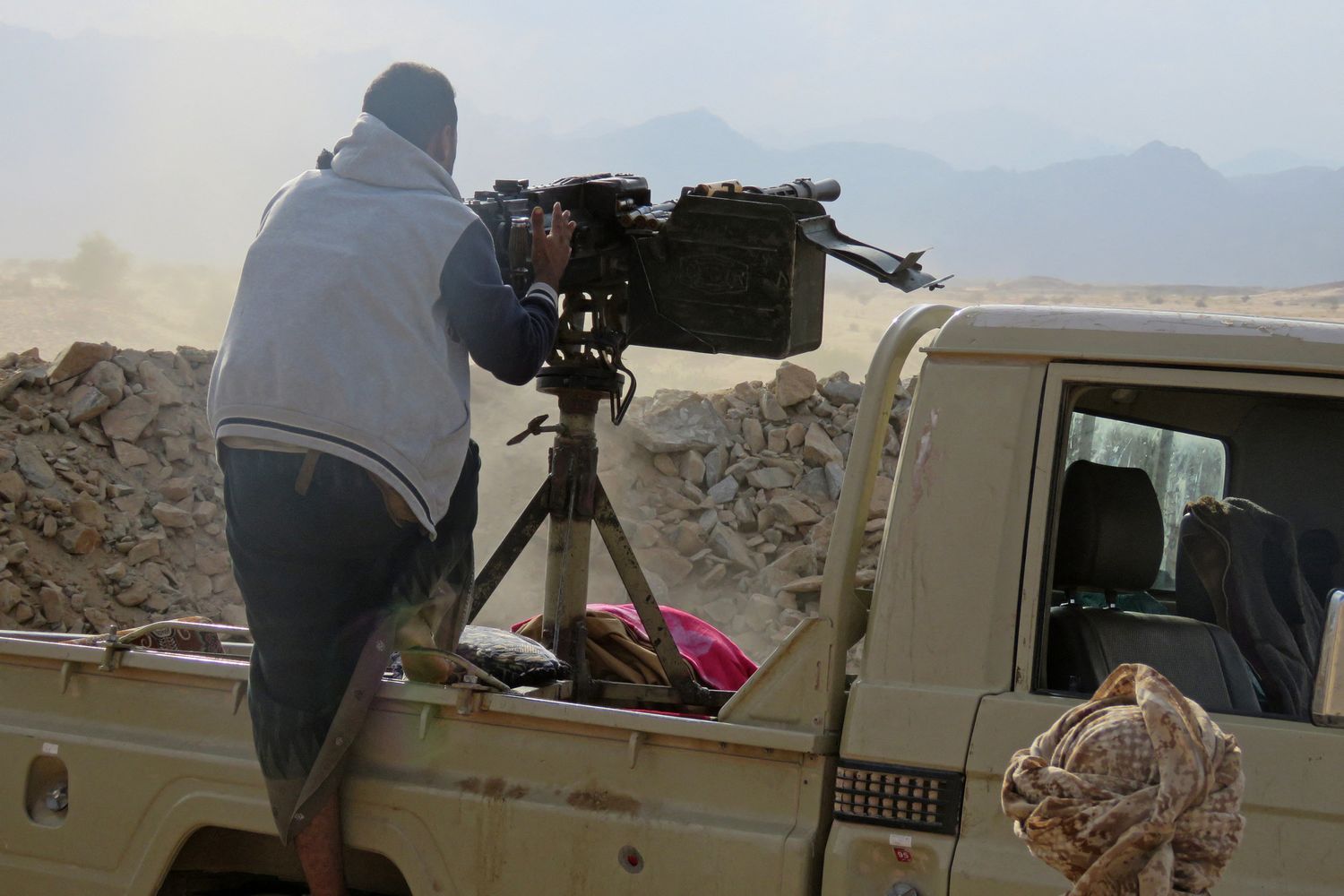 Miliziani in guerra nello Yemen