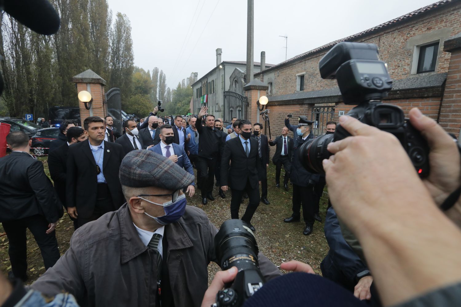 Bolsonaro ad Anguillara in provincia di Padova