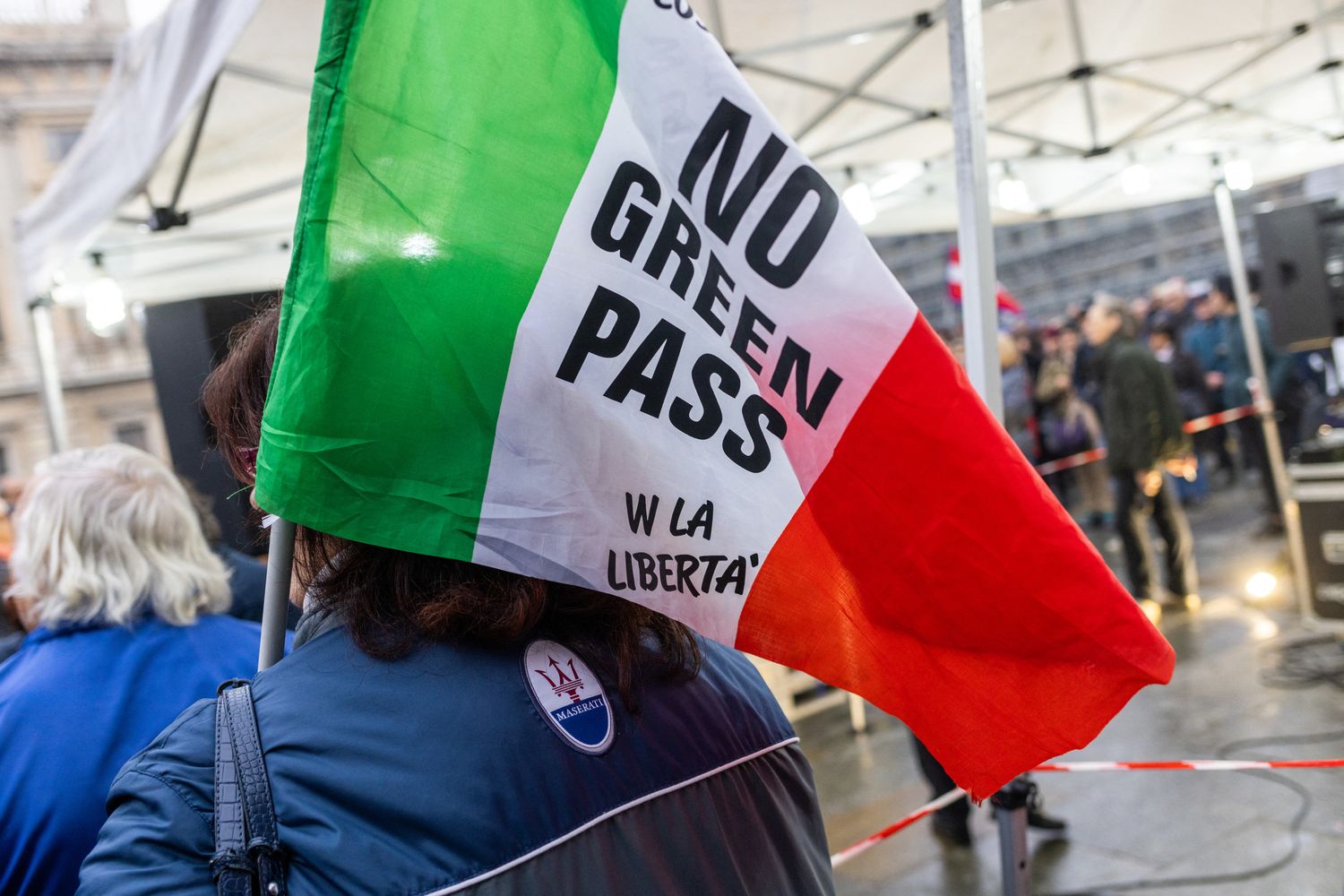 Manifestazione no Green pass