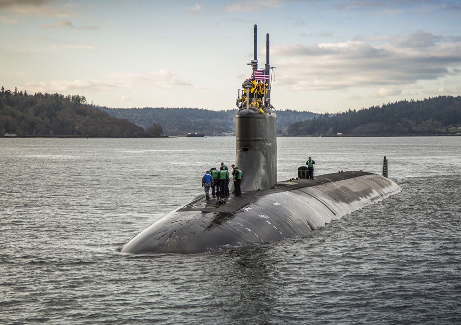 Il sottomarino Uss Connecticut