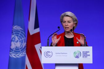 La presidente della Commissione europea, Ursula von der Leyen