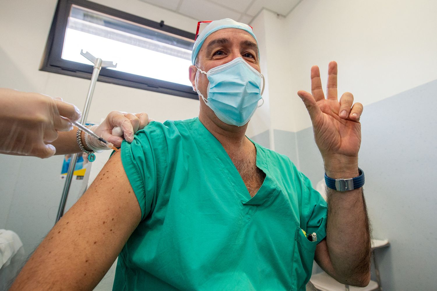 Terza dose al personale sanitario dell'ospedale San Camillo di Rieti&nbsp;