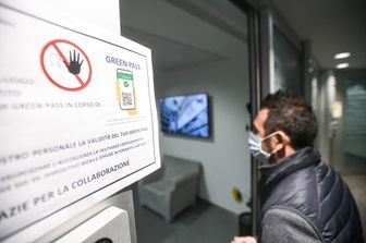 Controllo del green pass in un ufficio&nbsp;