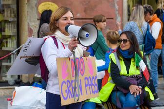 Manifestazione no Green pass a Trieste