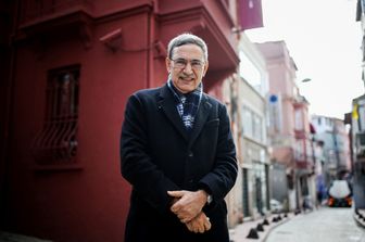 Lo scrittore turco Orhan Pamuk