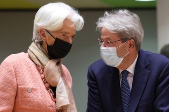 Paolo Gentiloni e Christine Lagarde