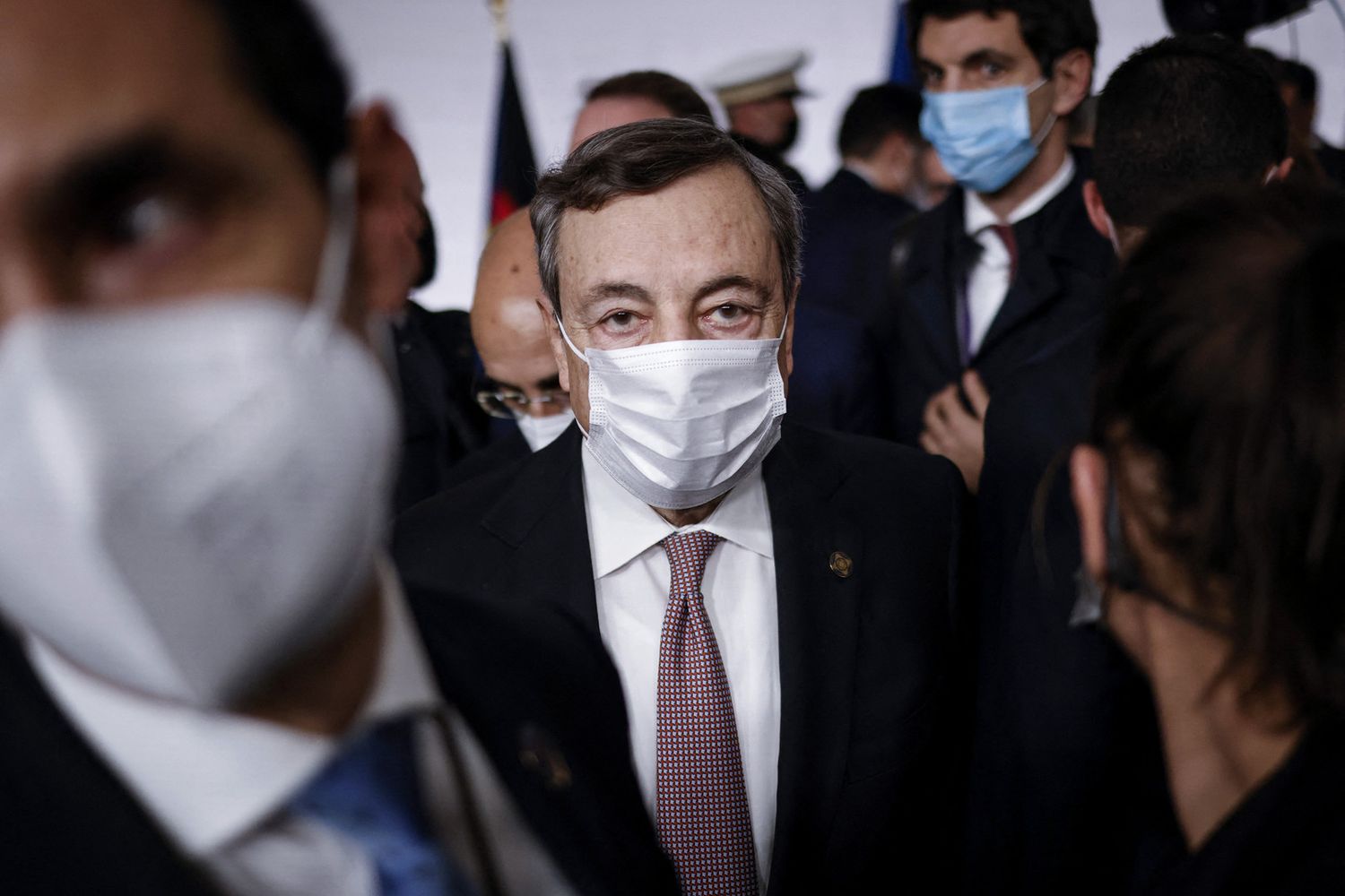 Mario Draghi alla Conferenza di Parigi