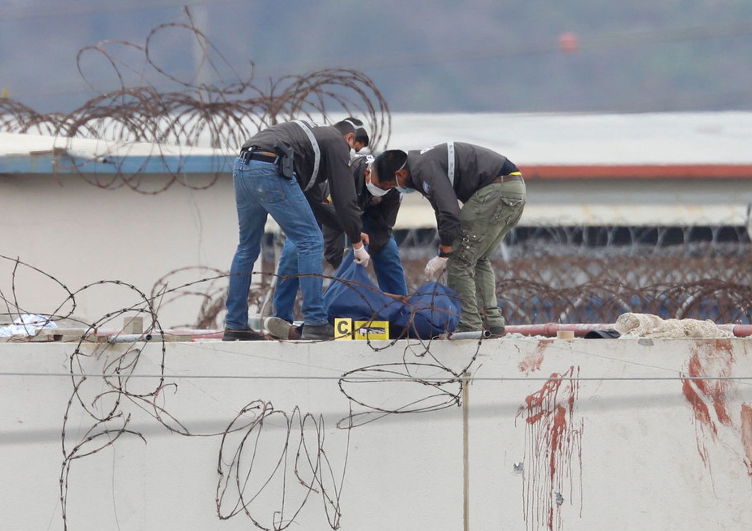 L'intervento della Polizia nel carcere di Guayaquil in Ecuador&nbsp;