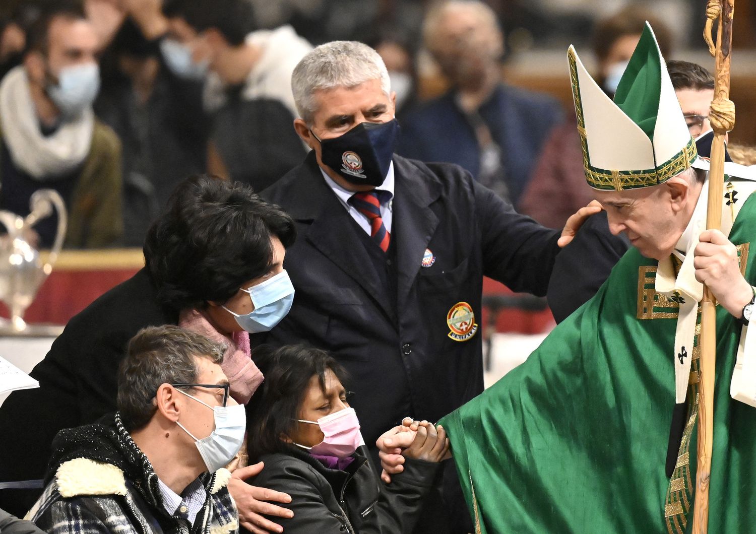 Papa Francesco nella Basilica di San Pietro per la Giornata Mondiale dei Poveri&nbsp;