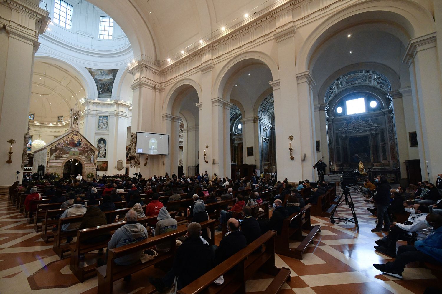 Papa Francesco nella Basilica di Santa Maria degli Angeli di Assisi&nbsp;